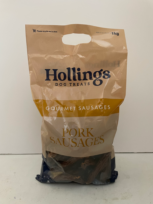 Hollings shop dog sausages